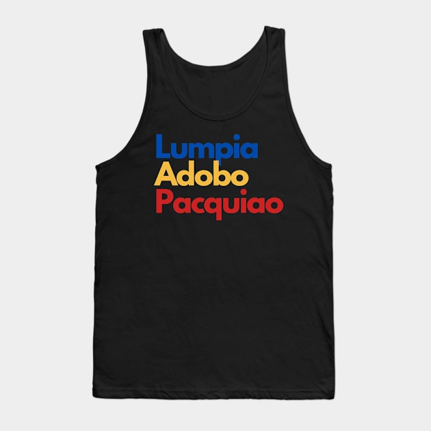 pacquiao lumpia adobo Tank Top by CatheBelan